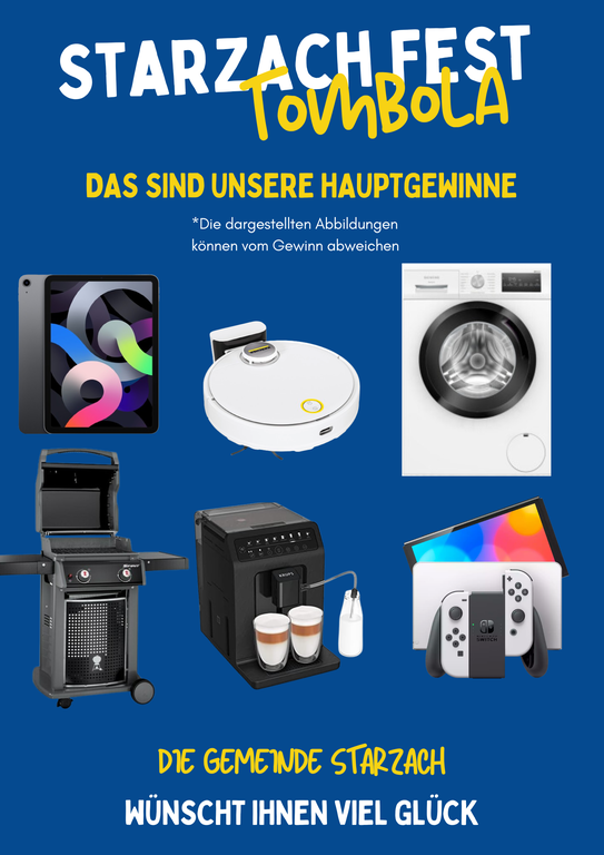 Tombola Hauptgewinne